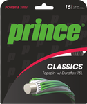 Prince Top Spin w/Duraflex Tennis String Set - White